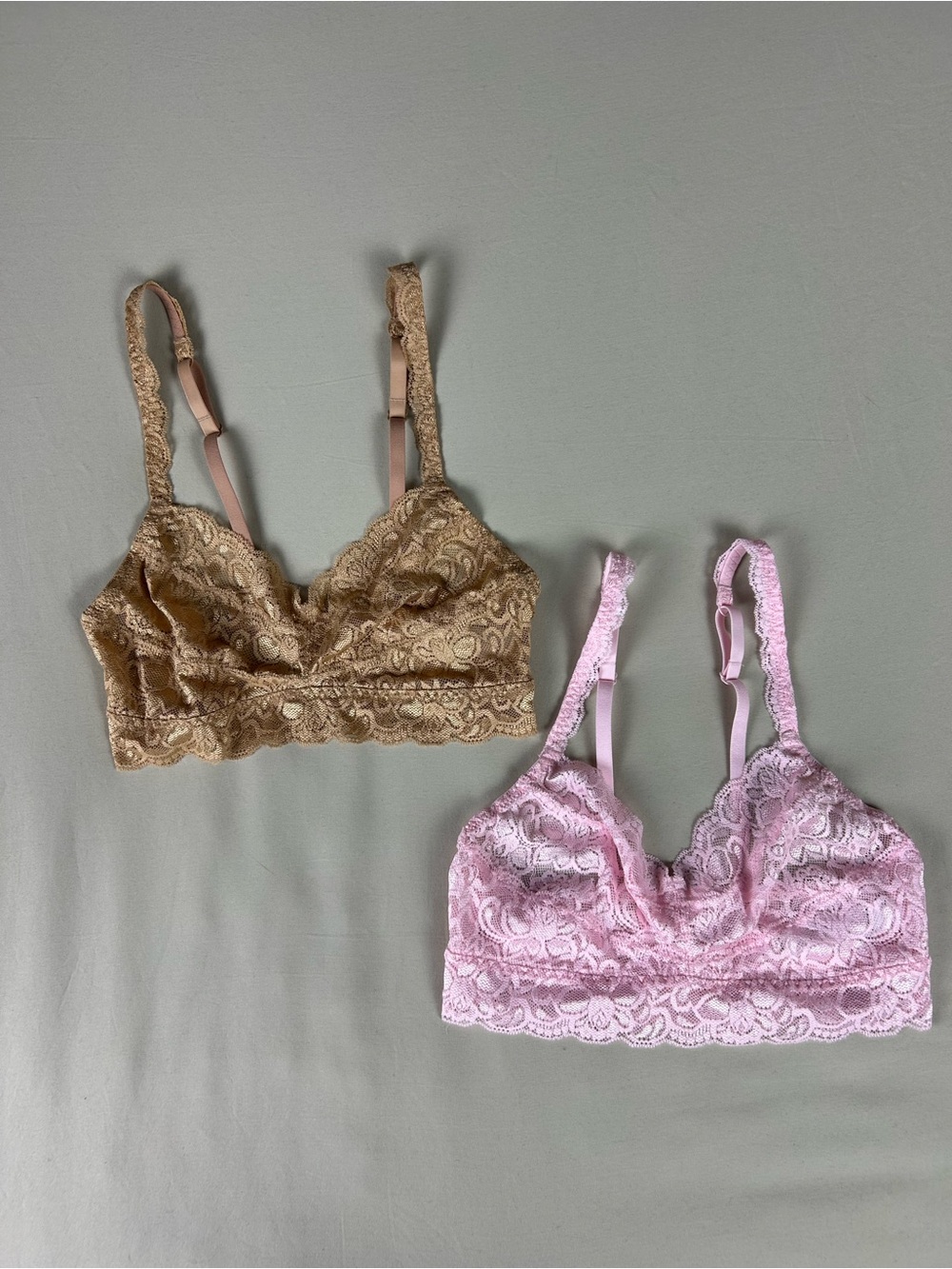 Stretch Lace Sweetheart Bralette (2-pack)